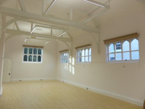Completed hall
